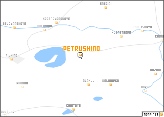 map of Petrushino