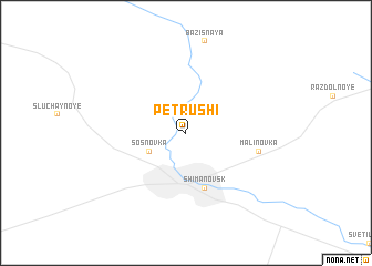 map of Petrushi