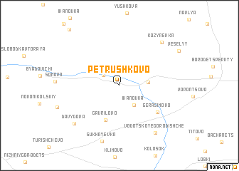 map of Petrushkovo