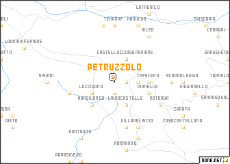 map of Petruzzolo