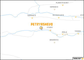 map of Petryashevo