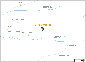 map of Petryata
