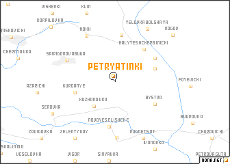 map of Petryatinki