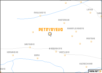 map of Petryayevo