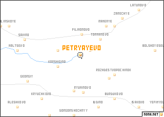 map of Petryayevo