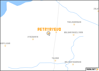 map of Petryayevo