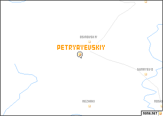 map of Petryayevskiy