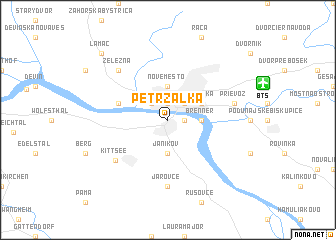 map of Petržalka