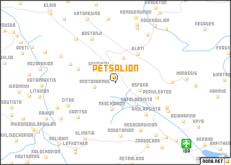 map of Petsálion