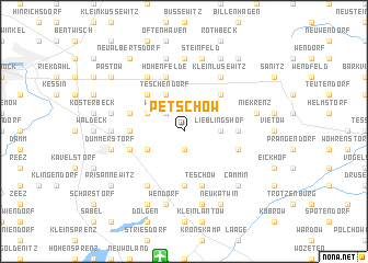 map of Petschow