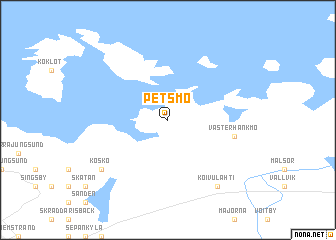 map of Petsmo