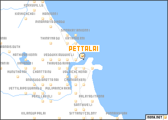 map of Pettalai