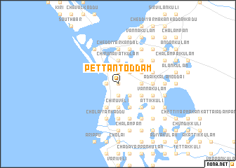 map of Pettantoddam