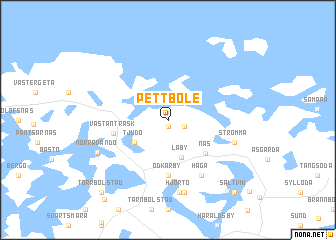 map of Pettböle