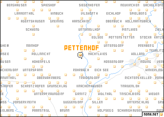 map of Pettenhof