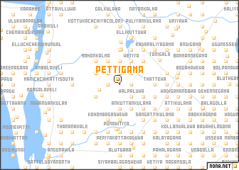 map of Pettigama