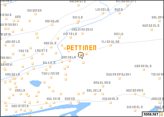 map of Pettinen