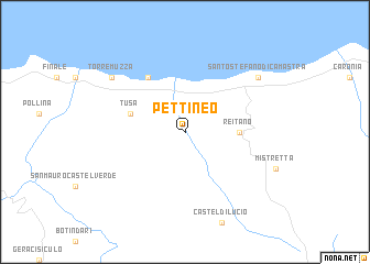 map of Pettineo