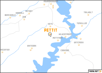 map of Pettit