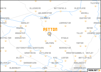 map of Petton