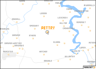 map of Pettry