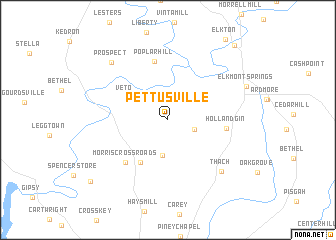 map of Pettusville