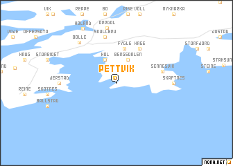 map of Pettvik