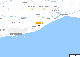 map of Pett