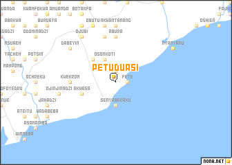 map of Petuduasi