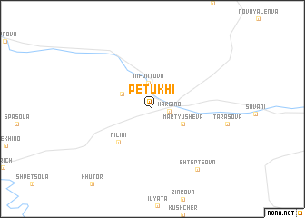 map of Petukhi