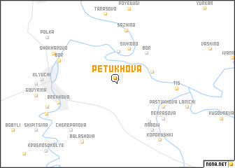 map of Petukhova