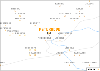 map of Petukhovo