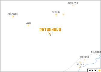 map of Petukhovo