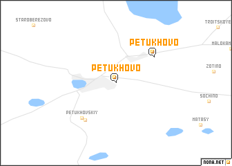 map of Petukhovo