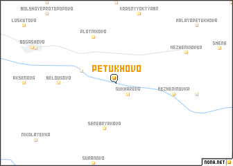 map of Petukhovo