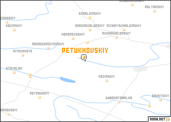 map of Petukhovskiy