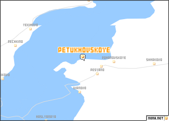 map of Petukhovskoye