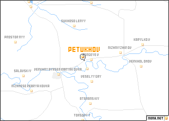map of Petukhov