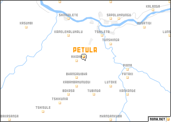 map of Petula