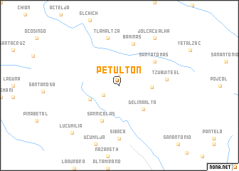 map of Petulton