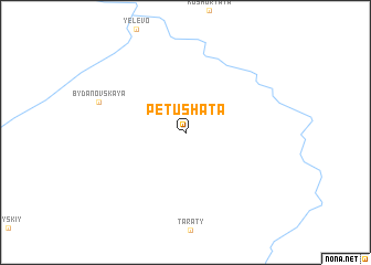 map of Petushata