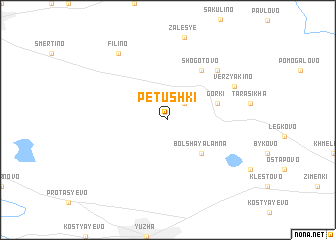 map of Petushki