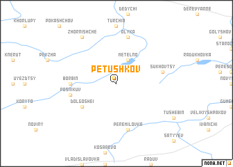 map of Petushkov