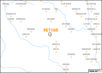 map of Petywa