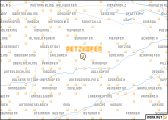 map of Petzkofen