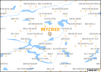 map of Petznick