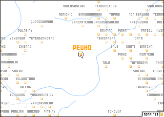 map of Peu Hô