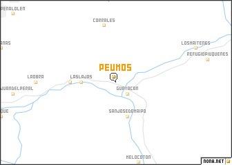 map of Peumos