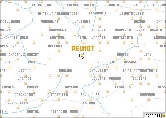 map of Peumot