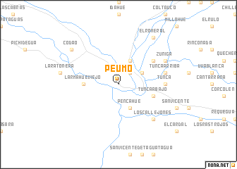 map of Peumo